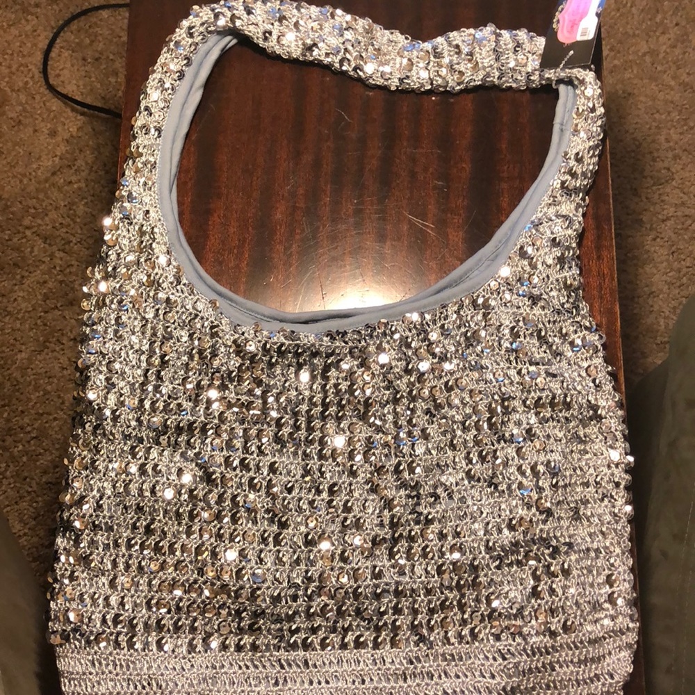 Sequin Hobo Bag